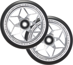 Blunt Envy Diamond Scooter Wheel Pair - 110mm x 24mm - Silver Black
