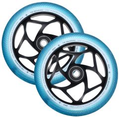 Blunt Envy 120mm/30mm Tri Bearing Wheel Pair - Teal 
