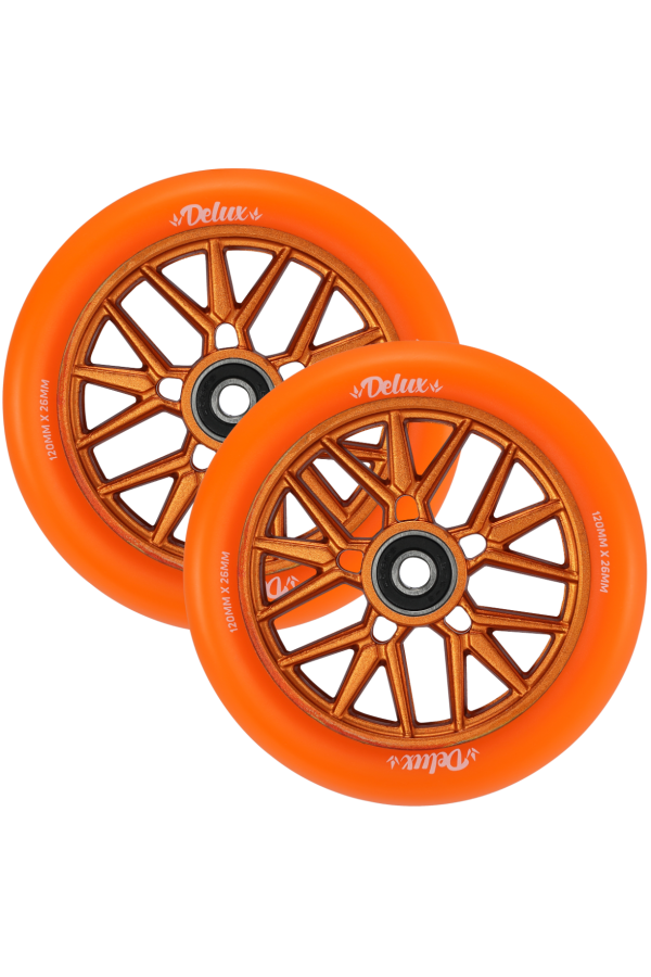 120mm Delux wheels Orange envy blunt scooters 
