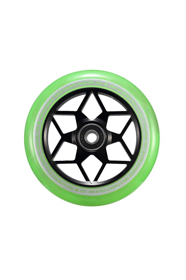 Diamond Scooter Wheel - 110mm x 24mm - Smoke Green