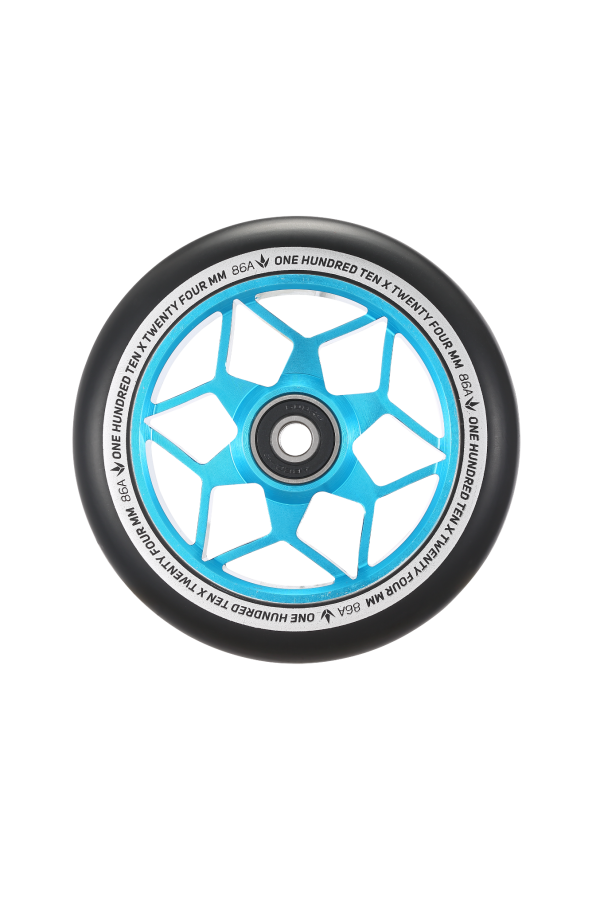 Blunt Envy Diamond Scooter Wheel Pair - 110mm x 24mm - Teal