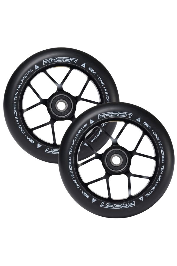 Fasen Scooters Jet Wheel Pair - 110mm - Black
