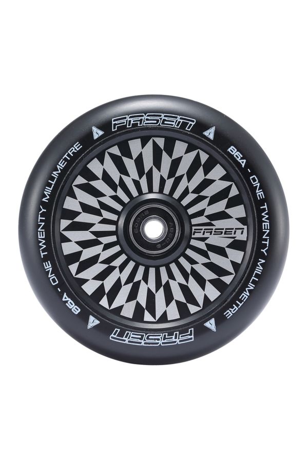 Fasen Scooters Hypno Hollowcore Wheel Pair - 120mm - Off Set Black