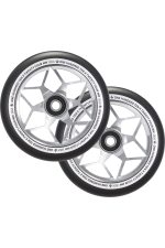 Blunt Envy Diamond Scooter Wheel Pair - 110mm x 24mm - Silver Black