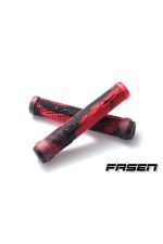 Fasen Scooter Handlebar Grips - Red/Black