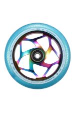 Tri Bearing Scooter Wheel - 120mm/30mm - Oil Slick/Teal