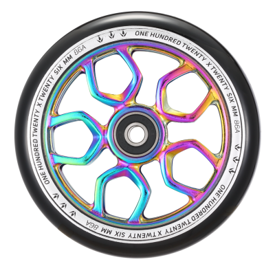 Blunt Envy Lambo Scooter Wheel Pair - 120mm x 26mm - Oil Slick 