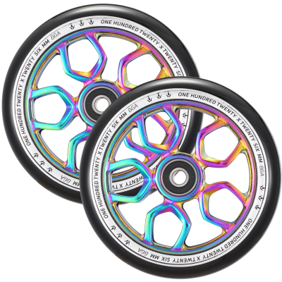Blunt Envy Lambo Scooter Wheel Pair - 120mm x 26mm - Oil Slick 