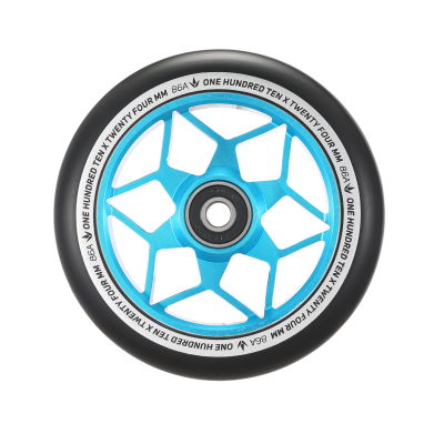 Blunt Envy Diamond Scooter Wheel Pair - 110mm x 24mm - Teal