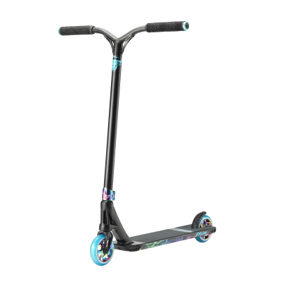 KOS S7 Charge Complete Pro Scooter - Black and Teal