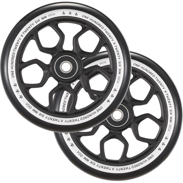Blunt Envy Lambo Scooter Wheel Pair - 120mm x 26mm - Black