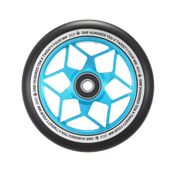 Blunt Envy Diamond Scooter Wheel Pair - 110mm x 24mm - Teal