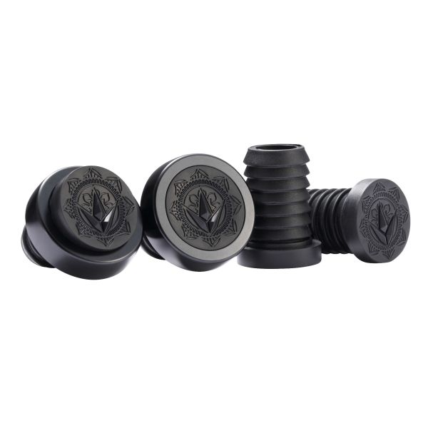 Halo Bar Ends - Black