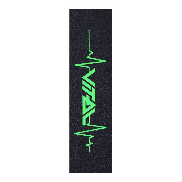 Vital Scooter Griptape - Heartbeat Green Logo